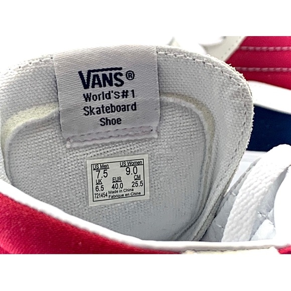 ❌ [SOLD] Vans Sk8- Hi Retro Block Cream/Red/Blue/ - Picture 3 of 3